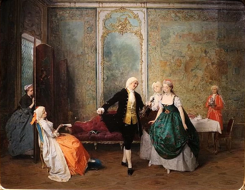 La lezione di ballo, 1867